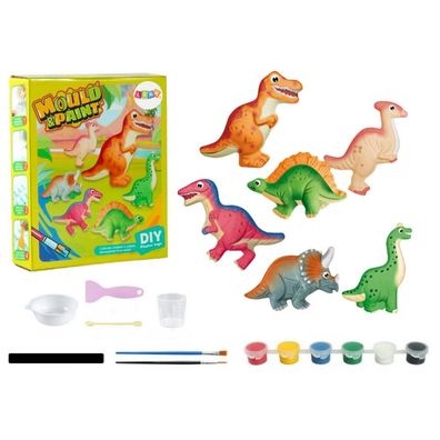 LeanToys Bildungspaket Kleiner Archäologe mit Edelsteinen und Dinosaurier-Ausgrabung