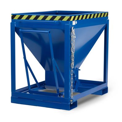 RR Industrietechnik Silowagen Typ RSL 600dm3 stationaer RAL 5010 Enzianblau