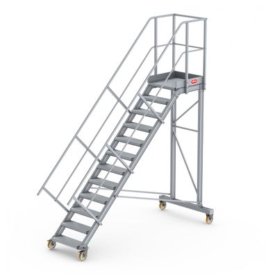 Altrex Podesttreppe fahrbar 45EUR 12 Stufen