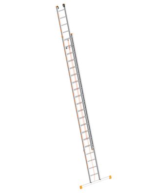 Layher Topic 1037 Seilzugleiter mit Quertraverse 2x20 Sprossen
