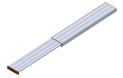 Layher 1351 Alu Telesteg 164-290cm Laenge