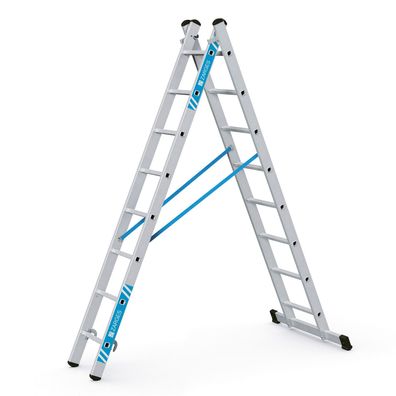 Zarges Kombileiter Combimaster Plus X 2x8 Sprossen