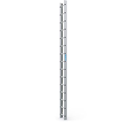 Zarges Dachleiter 15 Sprossen alu natur