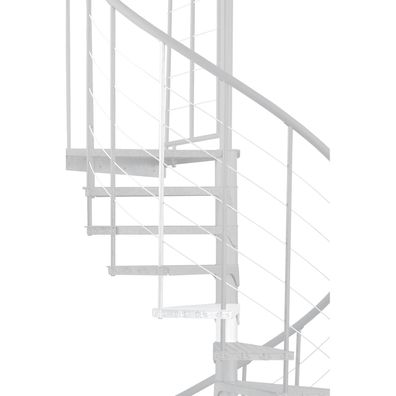 Minka Hoehenerweiterung fuer Spino Zink Color 140cm Durchmesser Weis