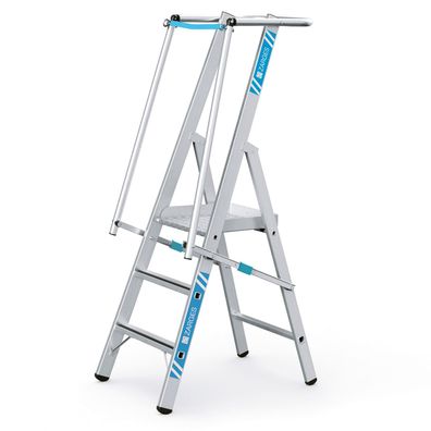 Zarges Stufenleiter ZAP Safemaster S mit groser Plattform 3 Stufen