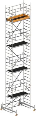 Layher Rollgeruest Uni Leicht P2 Safety Plus mit Doppelgelaender 9,26m AH
