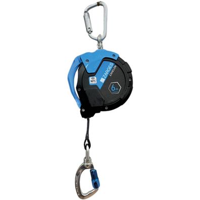 Zarges Exhelon Hoehensicherunsgeraet mit Gurtband Tri-lock Laenge 3,00m