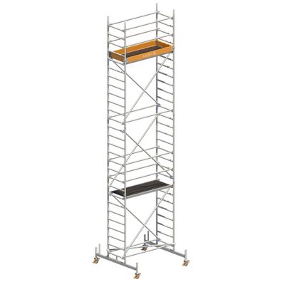 Layher Rollgeruest Uni Leicht Standard-Aufbau 8,26m AH