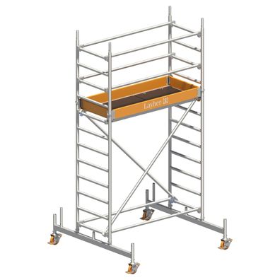 Layher Rollgeruest Uni Leicht Standard-Aufbau 4,26m AH
