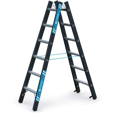 Zarges SL Doppelleiter Megastep B 2x6 Stufen
