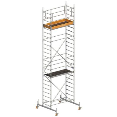 Layher Rollgeruest Uni Leicht Standard-Aufbau 7,26m AH