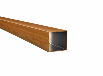 Aluminium Vierkantrohr Rechteckrohr Pulverbeschichtet Aluminiumprofil 60x60 Holz
