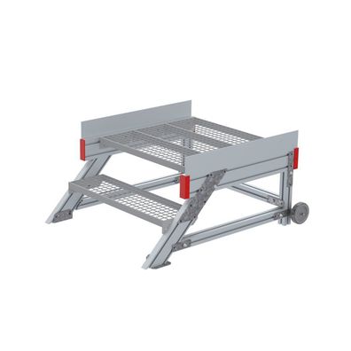 Euroline 514 Anstieg 45EUR 800mm Stufenbreite 2 Stufen Stahl Gitterrost