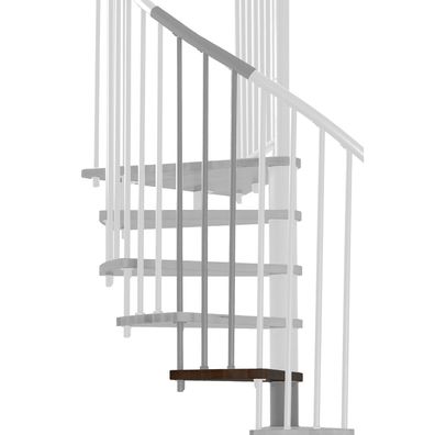 Minka Hoehenerweiterung fuer Spiral Effect 120cm Durchmesser Walnuss Grau