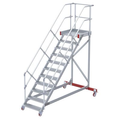 Euroline 513 Wartungsbuehne 45EUR 1000mm Stufenbreite 11 Stufen Alu gerieft
