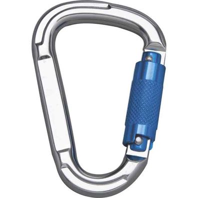 Zarges Fall Protection Karabiner Triple-Lock Aluminium asymmetrisch