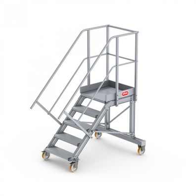 Altrex Podesttreppe fahrbar 45EUR 5 Stufen