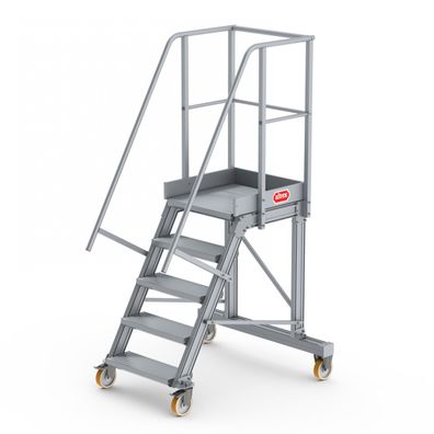 Altrex Podesttreppe fahrbar 60EUR 5 Stufen