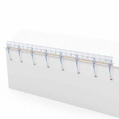 Euroline Dachabsturzsicherung fuer Schraegdaecher Laenge 21,0m