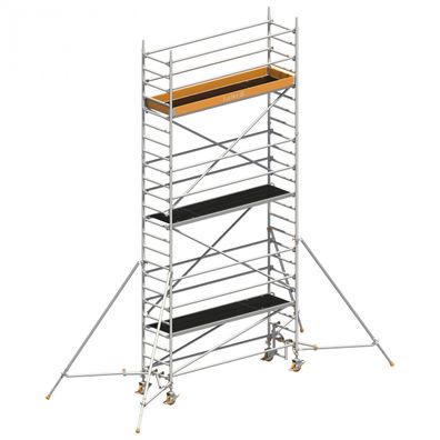 Layher Rollgeruest Uni Standard P2 mit Gerueststuetzen 7,20m AH