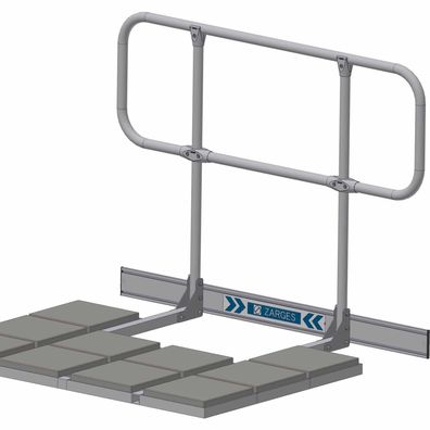Zarges Dachgelaender fuer Steigleiter (rechts oder links) Laenge: 1500mm