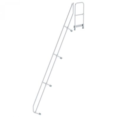 MUNK Handlauf fuer Treppe 60EUR mit Plattform, 16 Stufen