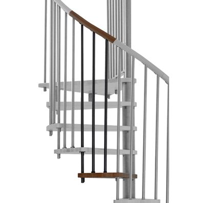 Minka Hoehenerweiterung fuer Spiral Wood 140cm Durchmesser Walnuss Schwarz