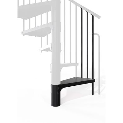Minka Hoehenerweiterung fuer Rondo Smart 120cm Durchmesser Schwarz