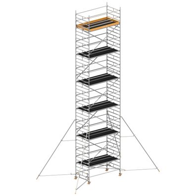 Layher Rollgeruest Uni Breit P2 mit Gerueststuetzenlaenge 5,0m, 13,20m AH