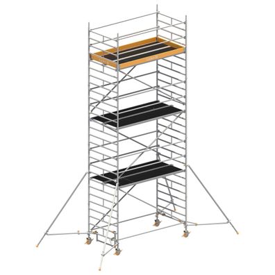 Layher Rollgeruest Uni Breit P2 mit Gerueststuetzenlaenge 2,60m, 8,20m AH