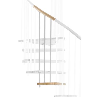 Minka Hoehenerweiterung fuer Spiral Wood 120cm Durchmesser Eiche Weis