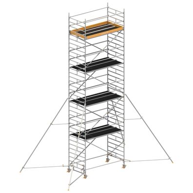 Layher Rollgeruest Uni Breit P2 mit Gerueststuetzenlaenge 5,0m, 10,20m AH