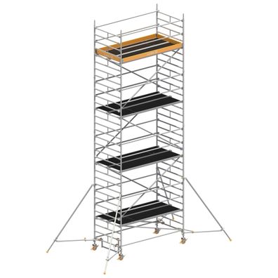Layher Rollgeruest Uni Breit P2 mit Gerueststuetzenlaenge 2,60m, 9,20m AH