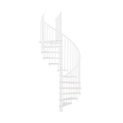 Minka Spindeltreppe Spiral Smart 38 - 305,5cm Geschosshoehe Weis Weis 140cm Durchmes