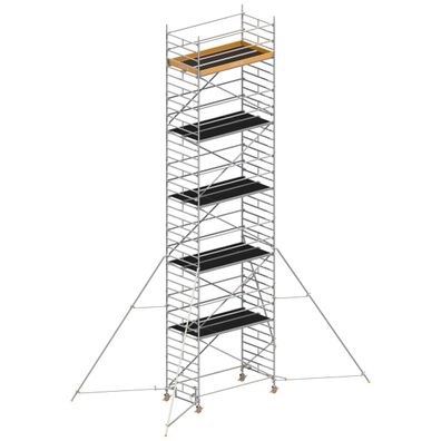 Layher Rollgeruest Uni Breit P2 mit Gerueststuetzenlaenge 5,0m, 12,20m AH