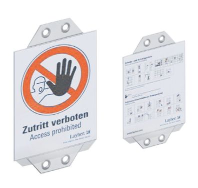 Layher Sichttasche mit integr. Verbotsschild 10 Stueck