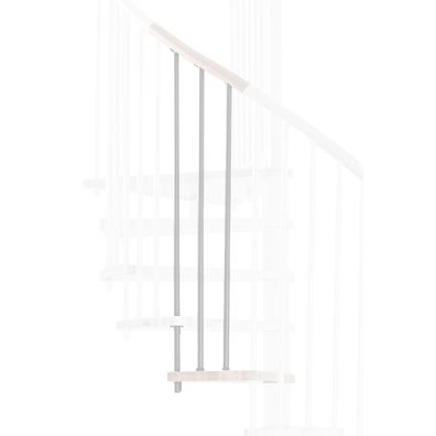 Minka Hoehenerweiterung fuer Spiral Wood 160cm Durchmesser Weis Weis