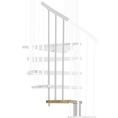 Minka Hoehenerweiterung fuer Spiral Effect 120cm Durchmesser Eiche Weis