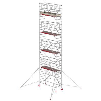 Altrex Fahrgeruest RS Tower 41 PLUS Aluminium mit Safe-Quick® und Holz-Plattform 10