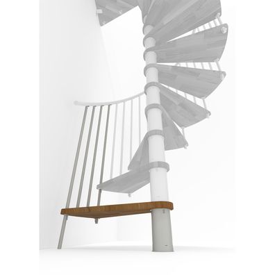 Minka Hoehenerweiterung fuer Spiral Smart 120cm Durchmesser Eiche Weis