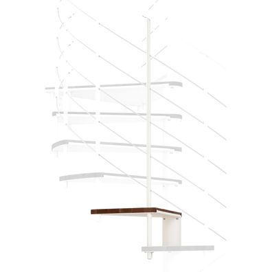 Minka Hoehenerweiterung fuer Fusion 120cm Durchmesser Walnuss Weis
