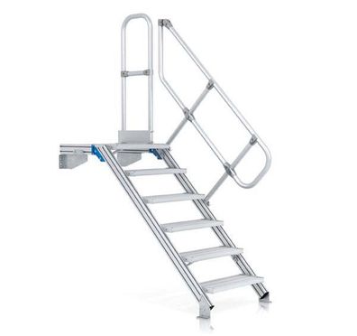 Zarges Podesttreppe 45EUR 600mm Stufenbreite 7 Stufen