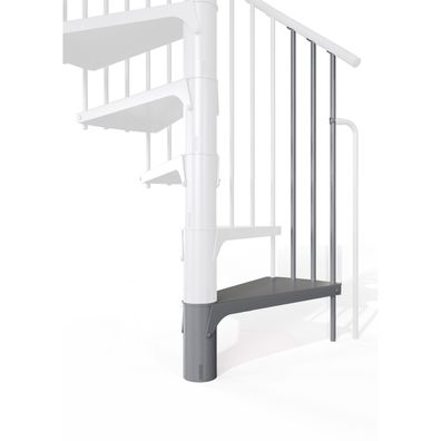 Minka Hoehenerweiterung fuer Rondo Smart 160cm Durchmesser Grau