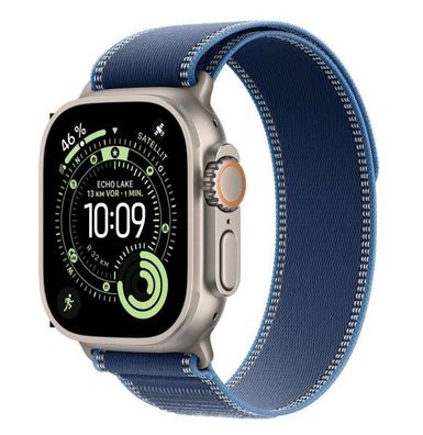 Apple Watch Ultra 3 Titanium Natural Trail Loop Blue/Bright Blue M/L - Kaufen