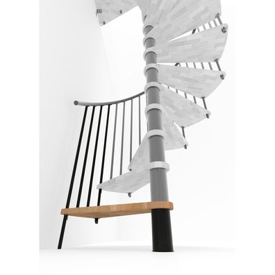 Minka Hoehenerweiterung fuer Spiral Smart 100cm Durchmesser Buche Schwarz