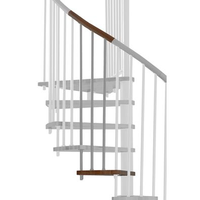 Minka Hoehenerweiterung fuer Spiral Wood 120cm Durchmesser Walnuss Grau