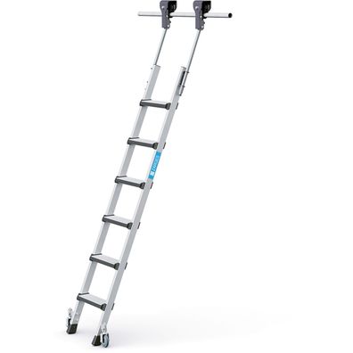 Zarges Regalleiter fahrbar Comfortstep Trec LH 6 Stufen