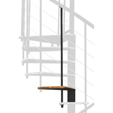 Minka Hoehenerweiterung fuer Fusion 140cm Durchmesser Buche Schwarz
