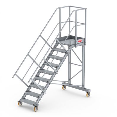 Altrex Podesttreppe fahrbar 45EUR 9 Stufen