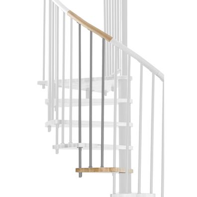 Minka Hoehenerweiterung fuer Spiral Wood 120cm Durchmesser Eiche Grau